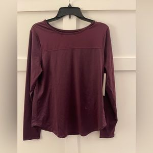 Plum workout top